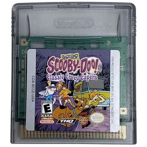 Scooby-Doo Classic Creep Capers Nintendo Game Boy Color GBC THQ Retro Game